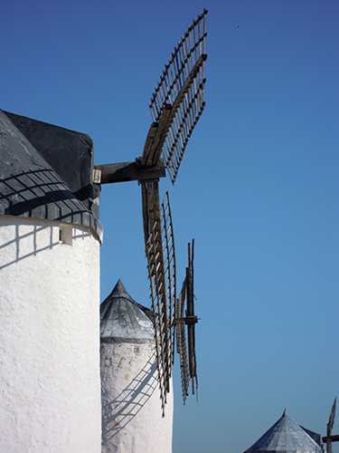 風車の丘、スペインの高画質画像