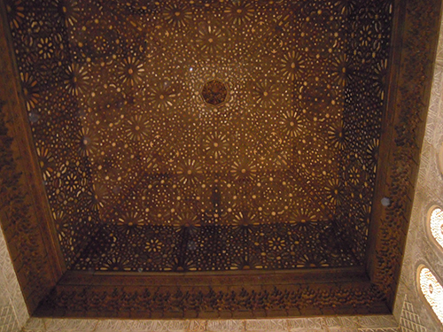 アルハンブラ宮殿の天井 2の高画質画像
