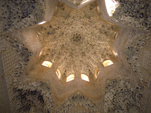 アルハンブラ宮殿の天井 3の高画質画像