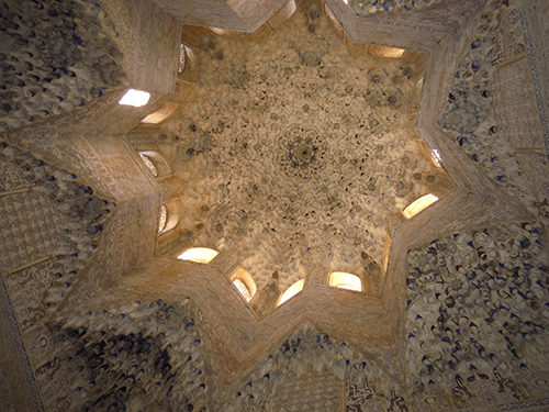 アルハンブラ宮殿の天井 4の高画質画像