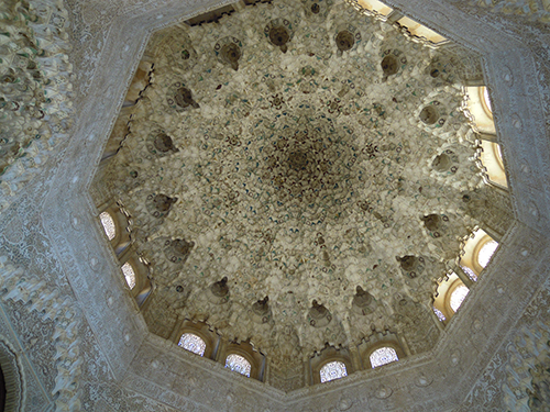 二姉妹の間の天井、アルハンブラ宮殿の高画質画像