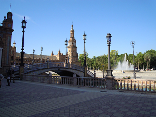 セビリアの建物、スペイン 2の高画質画像