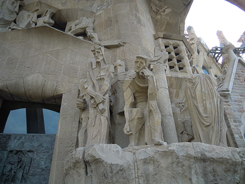 サグラダ・ファミリアの彫刻 5の高画質画像