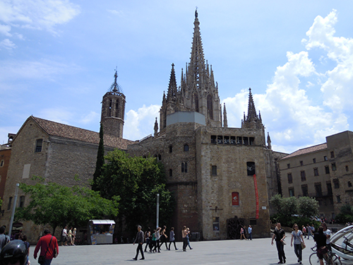 バルセロナ大聖堂 1の高画質画像