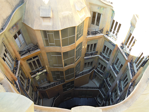 ミラ邸の屋上から、バルセロナ 1の高画質画像