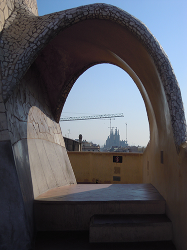 ミラ邸の屋上、バルセロナの高画質画像