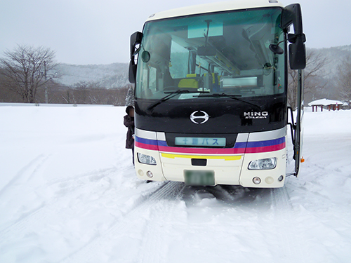北海道のバスの高画質画像