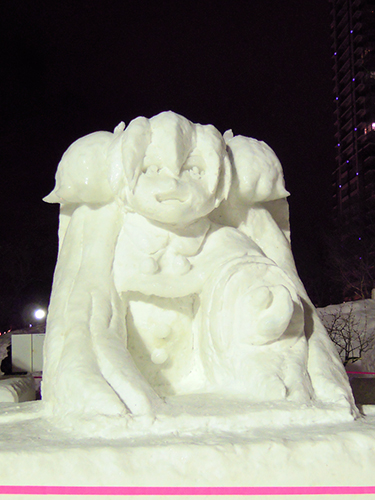 さっぽろ雪まつりの雪像 7の高画質画像