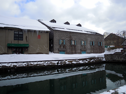 冬の小樽運河 2の高画質画像