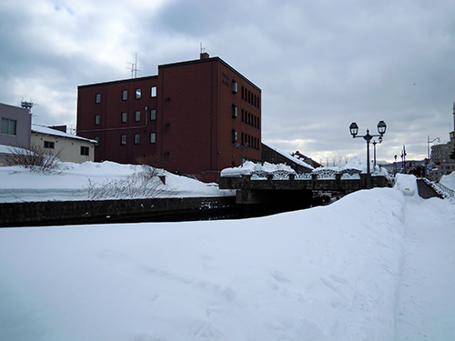 冬の小樽運河 4の高画質画像