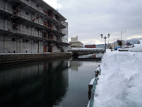 冬の小樽運河 8の高画質画像