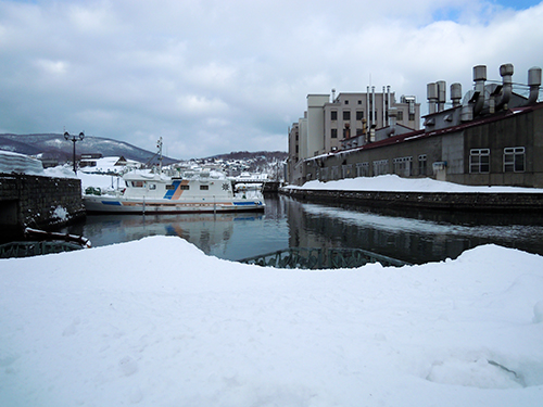冬の小樽運河 9の高画質画像