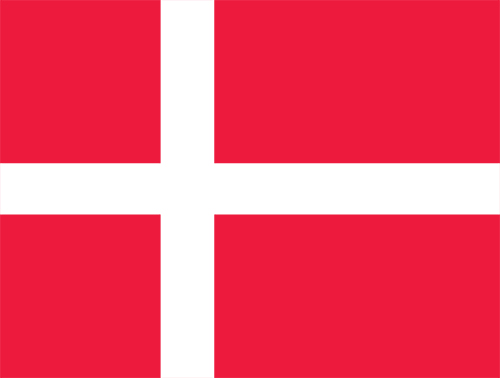 デンマークの国旗の高画質画像