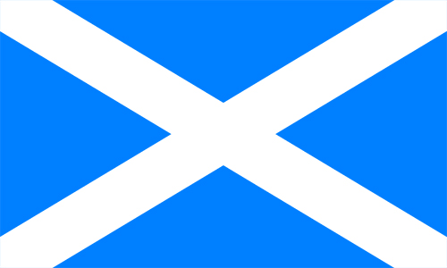 スコットランドの国旗の高画質画像