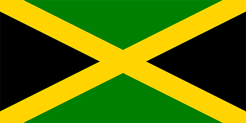ジャマイカの国旗の高画質画像