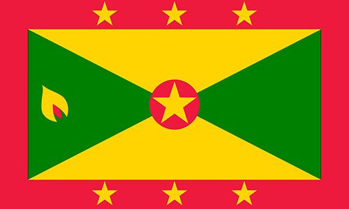 グレナダの国旗の高画質画像
