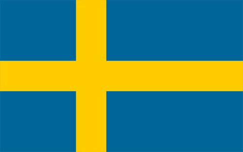 スウェーデンの国旗の高画質画像