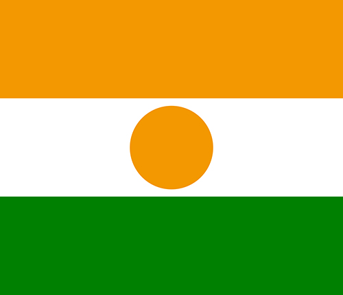 ニジェールの国旗の高画質画像