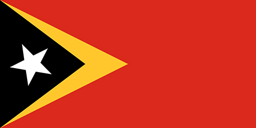 東ティモールの国旗の高画質画像
