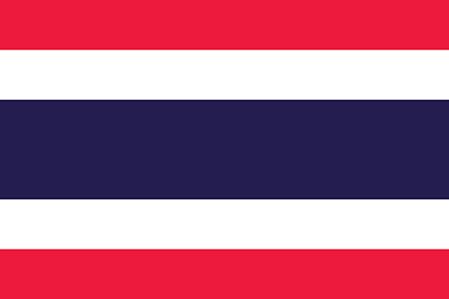 タイの国旗の高画質画像