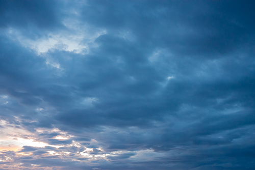 夕方の曇り空 3の高画質画像