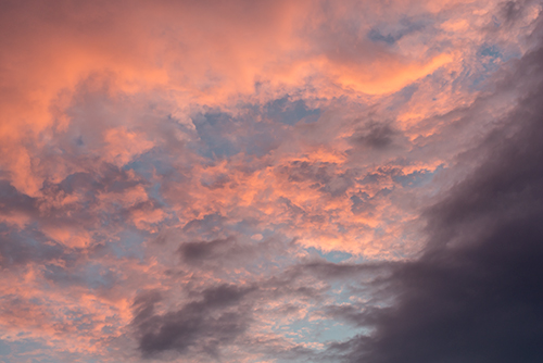 夕方の曇り空 6の高画質画像