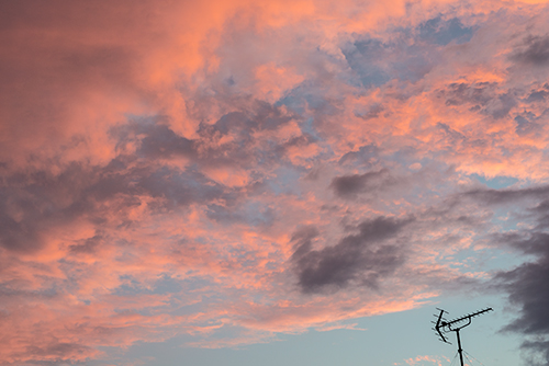 夕方の曇り空 7の高画質画像