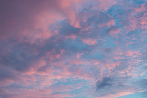 夕方の曇り空 8の高画質画像