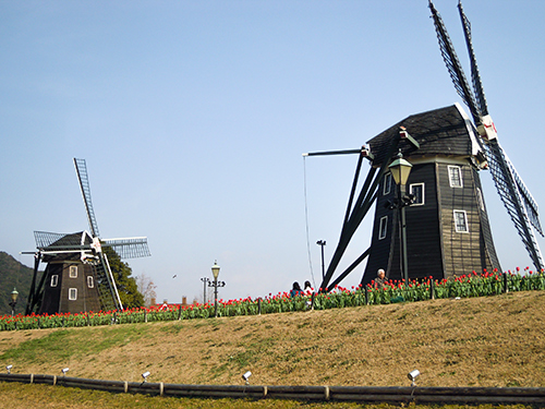 オランダ風車、長崎県佐世保市 1の高画質画像