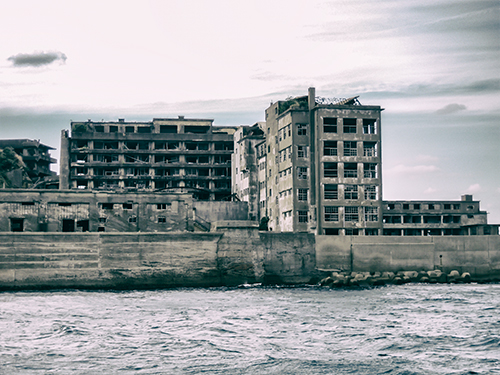 軍艦島、産業遺産「端島」 6の高画質画像