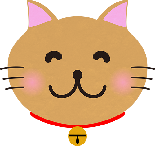 笑った猫のイラスト フォトスク 無料のフリー高画質写真素材画像