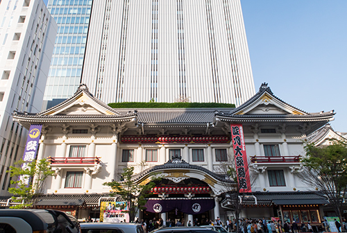 歌舞伎座、銀座の町並み 17の高画質画像