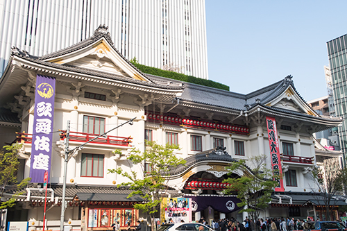 歌舞伎座、銀座の町並み 18の高画質画像
