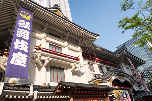 歌舞伎座、銀座の町並み 19の高画質画像