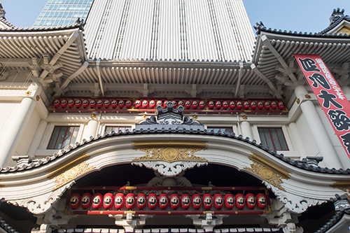 歌舞伎座、銀座の町並み 21の高画質画像