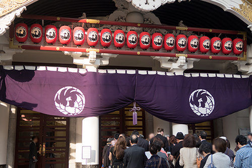 歌舞伎座、銀座の町並み 23の高画質画像